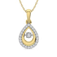 Load image into Gallery viewer, Diamond 1/6 Ct.Tw. Fashion Pendant in 10K Yellow Gold
