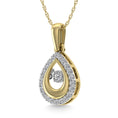Load image into Gallery viewer, Diamond 1/6 Ct.Tw. Fashion Pendant in 10K Yellow Gold