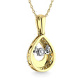 Load image into Gallery viewer, Diamond 1/6 Ct.Tw. Fashion Pendant in 10K Yellow Gold