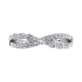 Load image into Gallery viewer, 10K White Gold 1/2 Ct Ct.Tw. Diamond Crossover Ring