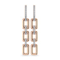 Load image into Gallery viewer, Diamond 1/6 Ct.Tw. Danglers Earrings in 10K Rose Gold