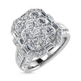 Load image into Gallery viewer, Diamond 2 3/4 Ct.Tw. Engagement Ring in 14K White Gold