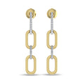 Load image into Gallery viewer, Diamond 1/10 Ct.Tw. Fashion Earrings in 10K Yellow Gold