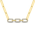Load image into Gallery viewer, Diamond 1/6 Ct.Tw. Fashion Pendant in 10K Yellow Gold