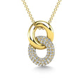 Load image into Gallery viewer, Diamond 1/5 Ct.Tw. Fashion Pendant in 10K Yellow Gold