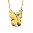 Load image into Gallery viewer, Diamond 1/10 Ct.Tw. Butterfly Pendant in 10K Yellow Gold