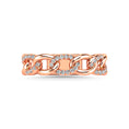 Load image into Gallery viewer, 14K Rose Gold Diamond 1/5 Ct.Tw. Fashion Ring