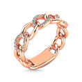 Load image into Gallery viewer, 14K Rose Gold Diamond 1/5 Ct.Tw. Fashion Ring