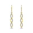 Load image into Gallery viewer, 10K Yellow Gold Diamond 1/20 Ct.Tw. Fashion Earrings