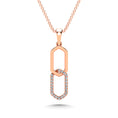 Load image into Gallery viewer, 10K Rose Gold Diamond 1/20 Ct.Tw. Fashion Pendant