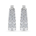 Load image into Gallery viewer, Diamond 1 Ct.Tw. Hoop Earrings in 14K White Gold