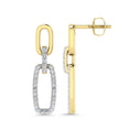 Load image into Gallery viewer, Diamond 1/4 Ct.Tw. Danglers Earrings in 10K Two Tone