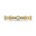 Load image into Gallery viewer, Diamond 1/5 Ct.Tw. Stack Band in 10K Yellow Gold