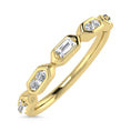 Load image into Gallery viewer, Diamond 1/6 Ct.Tw. Stack Band in 14K Yellow Gold