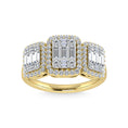 Load image into Gallery viewer, 14K Yellow Gold Diamond 1 Ct.Tw. Engagement Ring