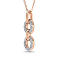 Load image into Gallery viewer, 10K Two Tone Diamond 1/10 Ct.Tw. Fashion Pendant