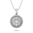 Load image into Gallery viewer, 10K White Gold Diamond 1/6 Ct.Tw. Fashion Pendant
