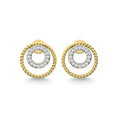 Load image into Gallery viewer, 10K Yellow Gold Diamond 1/6 Ct.Tw. Fashion Earrings