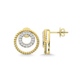 Load image into Gallery viewer, 10K Yellow Gold Diamond 1/6 Ct.Tw. Fashion Earrings