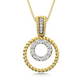Load image into Gallery viewer, 10K Yellow Gold Diamond 1/10 Ct.Tw. Fashion Pendant