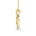 Load image into Gallery viewer, 10K Yellow Gold Diamond 1/10 Ct.Tw. Fashion Pendant