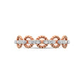 Load image into Gallery viewer, 14K Rose Gold Diamond 1/6 Ct.Tw. Stackable Ring