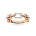Load image into Gallery viewer, 14K Rose Gold Diamond 1/5 Ct.Tw. Fashion Ring