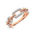 Load image into Gallery viewer, 14K Rose Gold Diamond 1/5 Ct.Tw. Fashion Ring