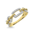 Load image into Gallery viewer, 14K Yellow Gold Diamond 1/5 Ct.Tw. Fashion Ring