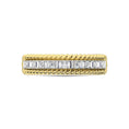 Load image into Gallery viewer, 14K Yellow Gold Diamond 1/4 Ct.Tw. Fashion Band