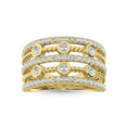Load image into Gallery viewer, 14K Yellow Gold Diamond 1 Ct.Tw. Fashion Ring