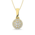 Load image into Gallery viewer, 14K Yellow Gold Diamond 1/6 Ct.Tw. Fashion Pendant