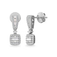 Load image into Gallery viewer, 14K White Gold Diamond 5/8 Ct.Tw. Fashion Earrings