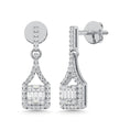 Load image into Gallery viewer, 14K White Gold Diamond 1/2 Ct.Tw. Fashion Earrings