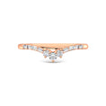 Load image into Gallery viewer, 14K Rose Gold Diamond 1/6 Ct.Tw. Chevron Band