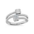 Load image into Gallery viewer, 14K White Gold Diamond 1/2 Ct.Tw. Fashion Ring