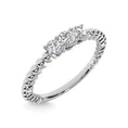 Load image into Gallery viewer, 10K White Gold Diamond 1/5 Ct.Tw. Fashion Ring