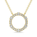 Load image into Gallery viewer, 14K Yellow Gold Diamond 1/2 Ct.Tw. Fashion Necklace
