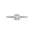 Load image into Gallery viewer, 10K White Gold Lab Grown Diamond 1 Ct.Tw. Engagement Ring