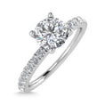 Load image into Gallery viewer, 10K White Gold Lab Grown Diamond 1 Ct.Tw. Engagement Ring