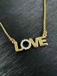 Load image into Gallery viewer, Diamond LOVE Necklace