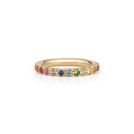 Rainbow Eternity Stackable Band