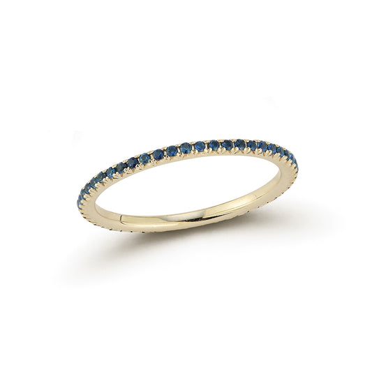 Blue Sapphire Eternity Ring
