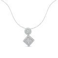 Load image into Gallery viewer, 14K White Gold 1 cttw Diamond Pendant Necklace

