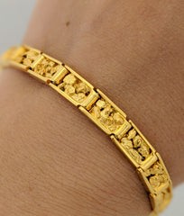 Natural Gold Nugget Bracelet