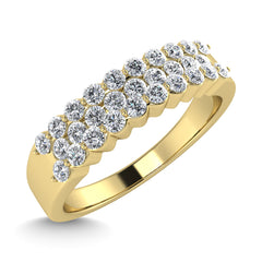 Diamond 1/2 Ct.Tw. Fashion Band in 14K Yellow Gold