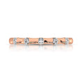 Load image into Gallery viewer, 14K Rose Gold 1/8 Ct.Tw. Diamond Stackable Band
