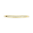 Load image into Gallery viewer, Diamond 1/20 ct tw Round-cut Wedding Band in 10K Yellow Gold
