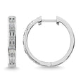 Load image into Gallery viewer, Diamond 1/3 Ct.Tw. Hoop Earrings in 10K White Gold

