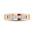Load image into Gallery viewer, Diamond 1/6 Ct.Tw. Ladies Wedding Band in 10K Rose Gold
